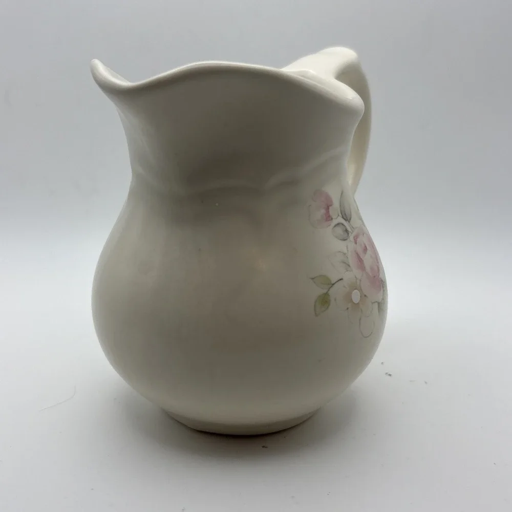 Vtg Pfaltzgraff Tea Rose Creamer Pitcher Roses Floral‎ Cottagecore Replacement